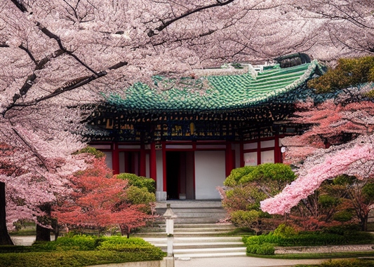 Cherry Blossom Temple